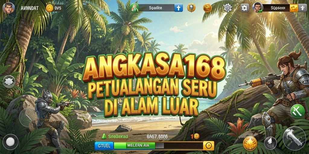 Screenshot gameplay ANGKASA168 menunjukkan petualangan luar angkasa yang seru.