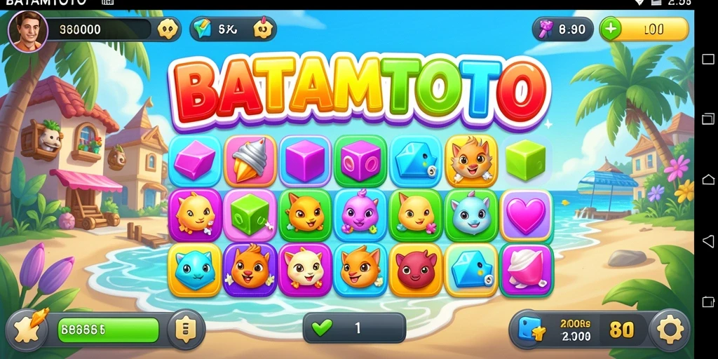 Tampilan gameplay BATAMTOTO yang seru dan penuh warna.