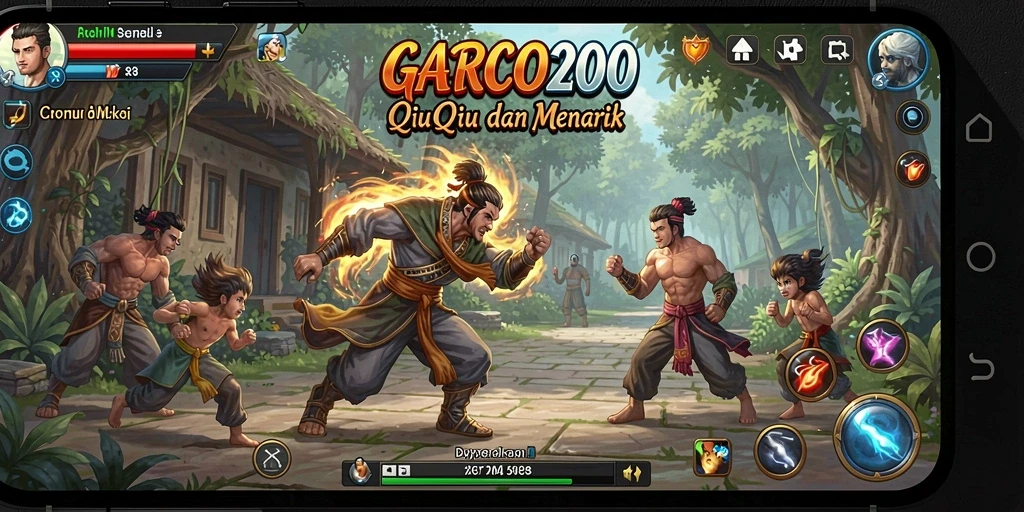 Tangkapan layar gameplay QiuQiu GARCO200 yang seru.