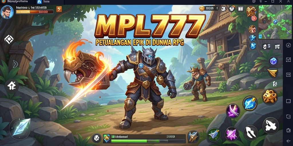 Tampilan layar gameplay MPL777 yang menampilkan aksi RPG seru.