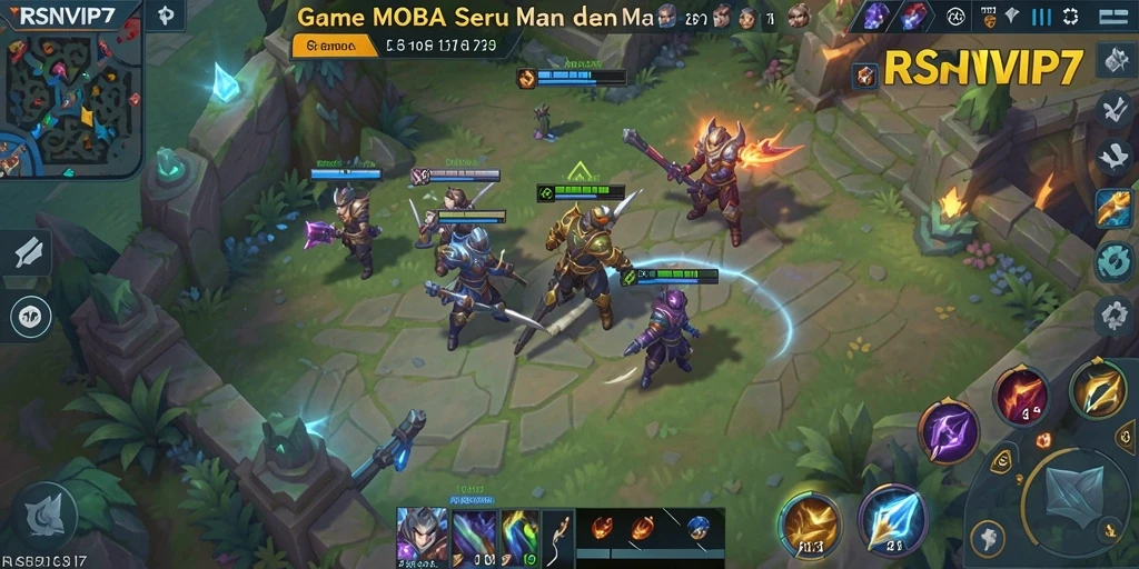Tangkapan layar gameplay menampilkan aksi seru dalam RSNVIP7.