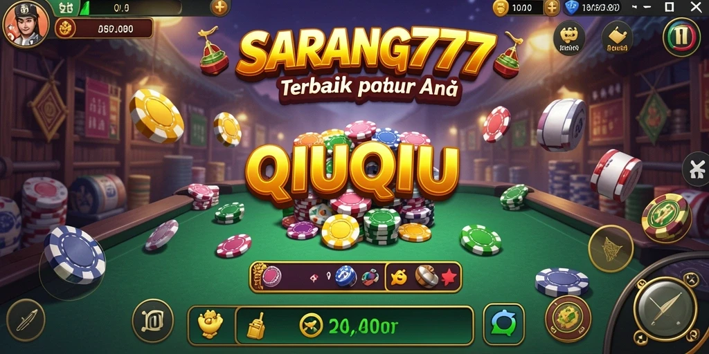 Tampilan gameplay QiuQiu yang seru dan menegangkan.