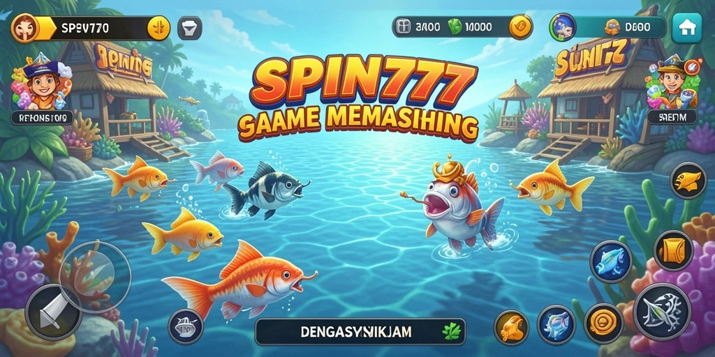 Tampilan menarik dari gameplay SPIN777 yang menampilkan aksi memancing.